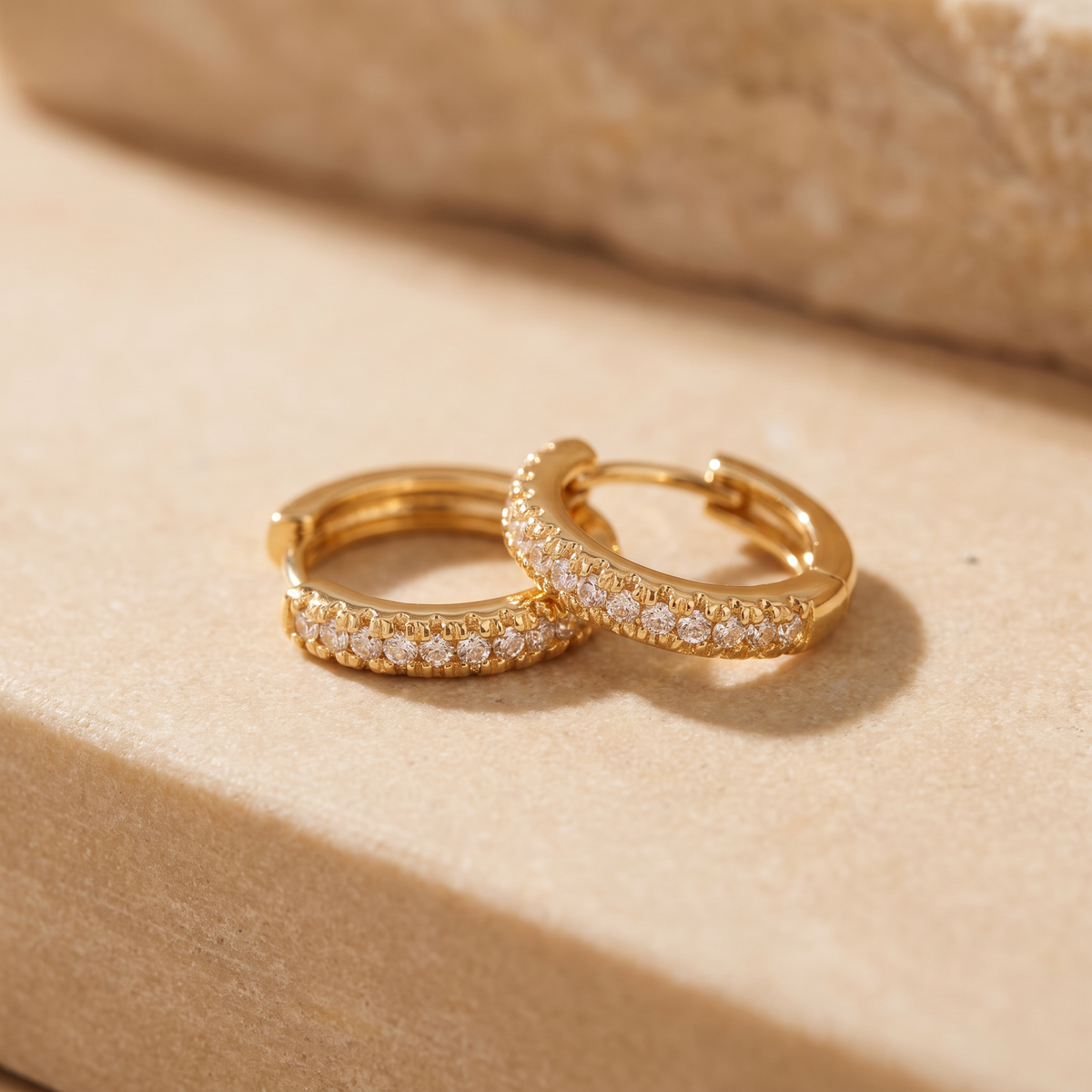 Mini huggie hoops