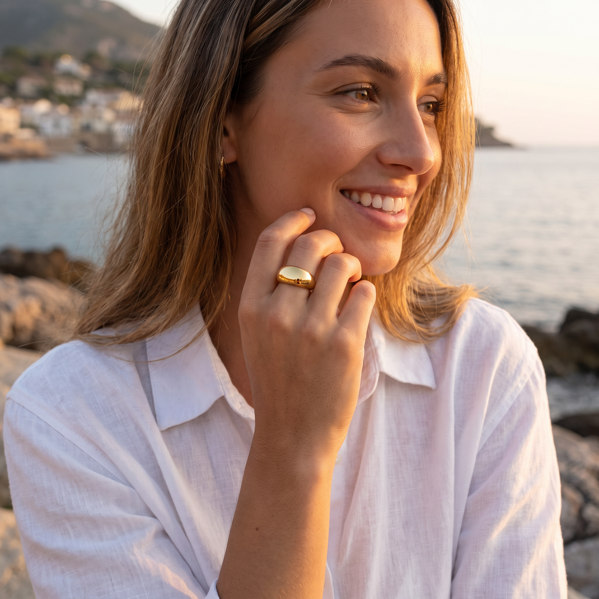 Dome ring at the beach