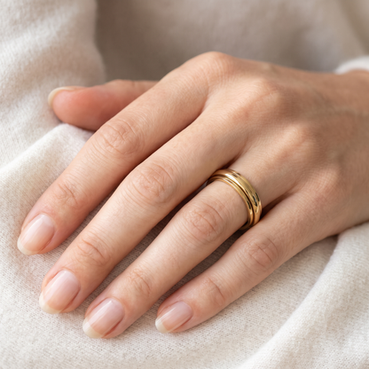 Spinner Ring worn