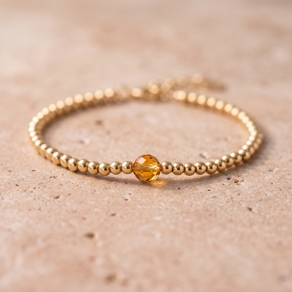 Birthstone Bead Bracelet