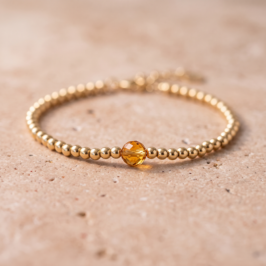 Birthstone Bead Bracelet